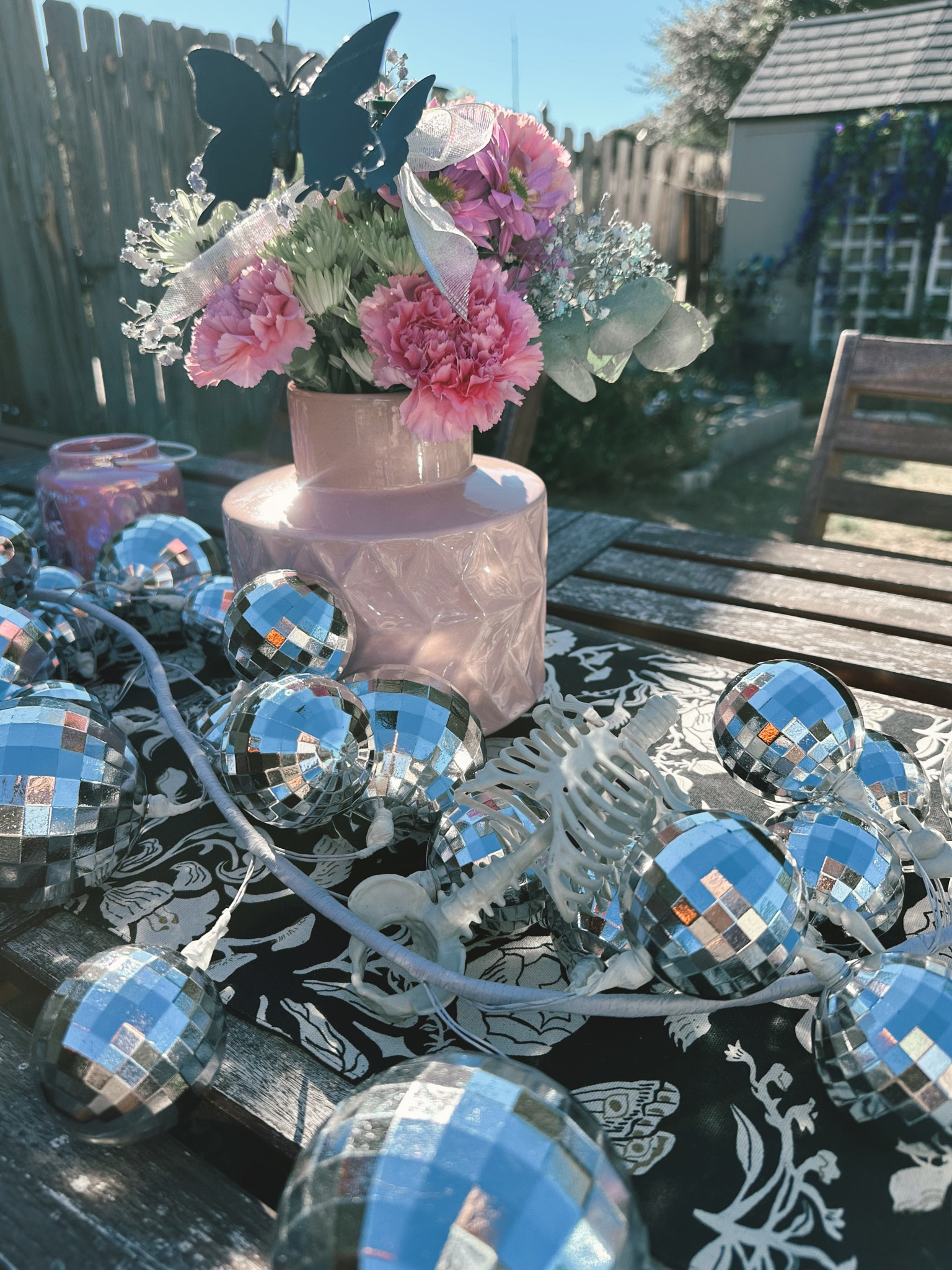 The BEST disco ball garland! 🪩 

#LTKHoliday #LTKsalealert #LTKhome