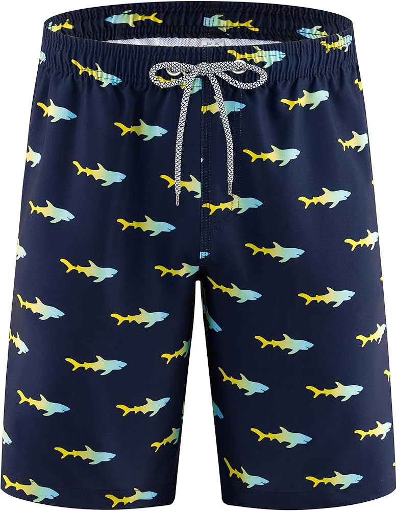 APTRO Men's Swim Trunks 9" Quick Dry Bathing Suit Big & Tall Beach Swimsuits | Amazon (US)