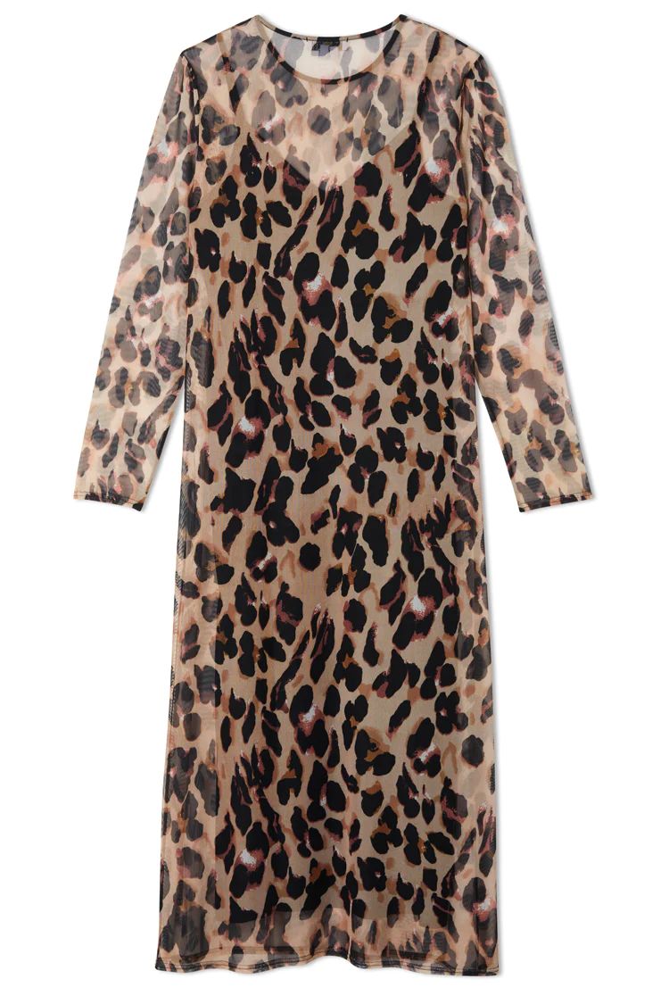 Leopard Mesh Dress | Never Fully Dressed US