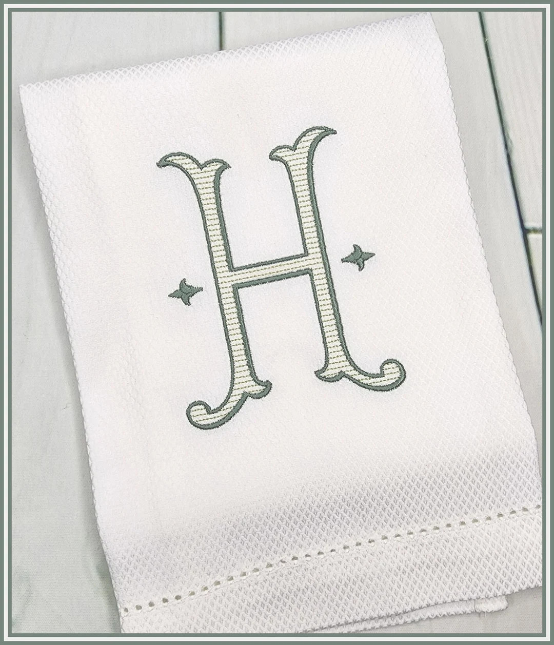 Monogrammed Hand Towel / Kitchen Towel / Wedding Gift | Etsy (US)