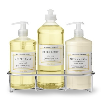 Williams Sonoma Meyer Lemon Hand Soap & Lotion, Classic 4-Piece Set | Williams-Sonoma