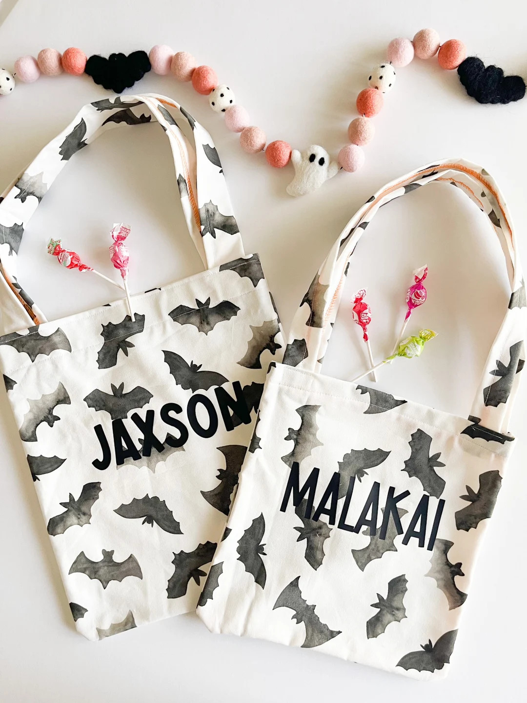 Childrens Halloween Candy Bag//personalized Trick or Treat Bag - Etsy | Etsy (US)