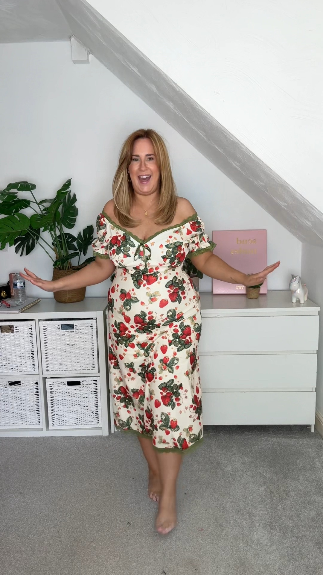 Strawberry midi dress 🍓

#LTKuk #LTKsummer #LTKcurves