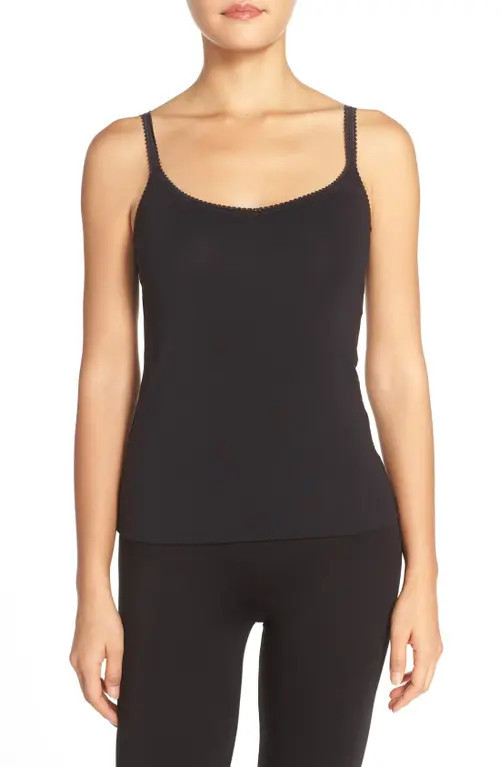 On Gossamer Reversible Stretch Cotton Camisole in Black at Nordstrom, Size Medium | Nordstrom