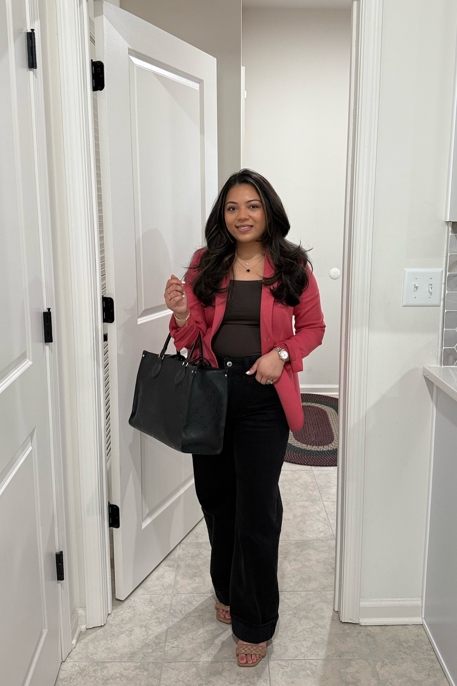 Day at the office ootd! 🩷

#LTKPetite #LTKFindsUnder100 #LTKStyleTip