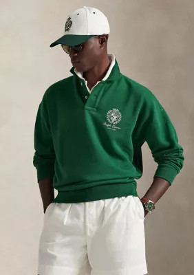 Polo Ralph Lauren Men's Relaxed Fit Fleece Graphic Sweatshirt, Green, 2XL | Belk