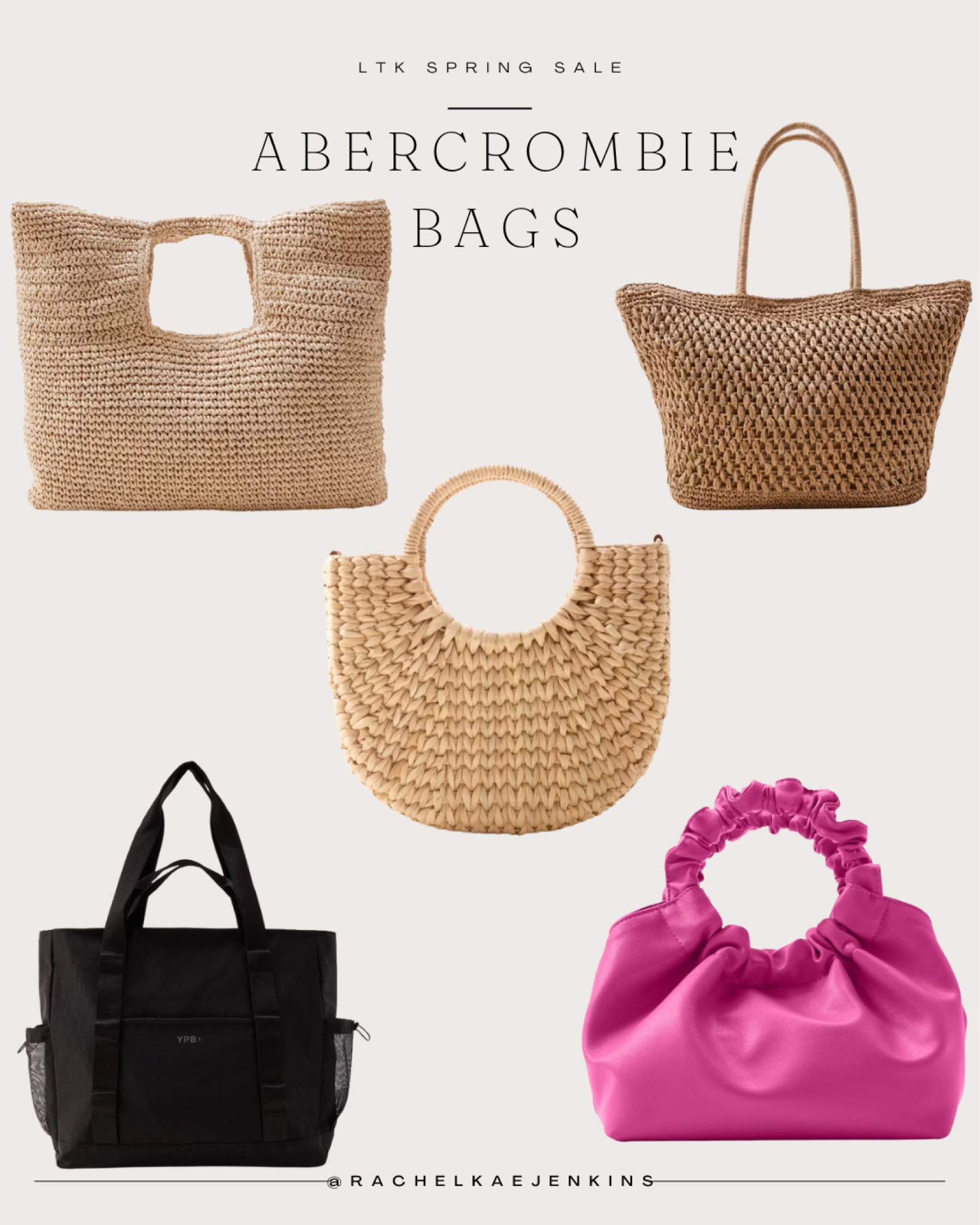 Abercrombie bags, spring sale, purses, accessories, summer bags, straw bags, grass bags 

#LTKSale #LTKSeasonal #LTKstyletip