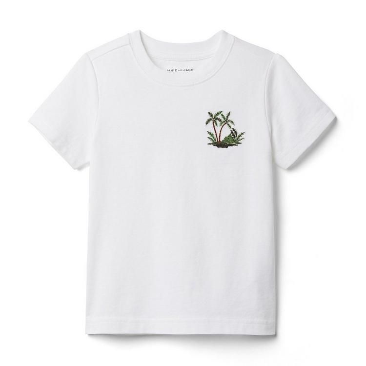 Embroidered Palm Tee | Janie and Jack