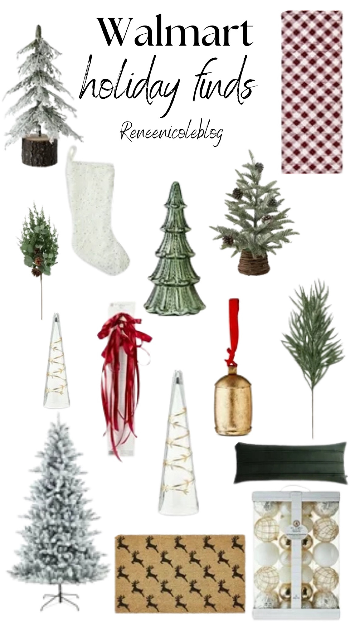 Walmart holiday fines, tons of Christmas items, holiday items, bows, bells, ornaments trees, holiday decor, stockings, rugs, and more

#LTKHoliday #LTKGiftGuide #LTKSeasonal