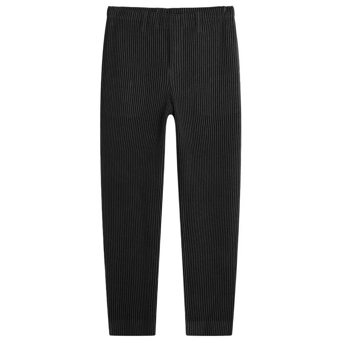 Homme Plissé Issey Miyake Men's Pleated Straight Trousers in Black, Size 2 | END. Clothing