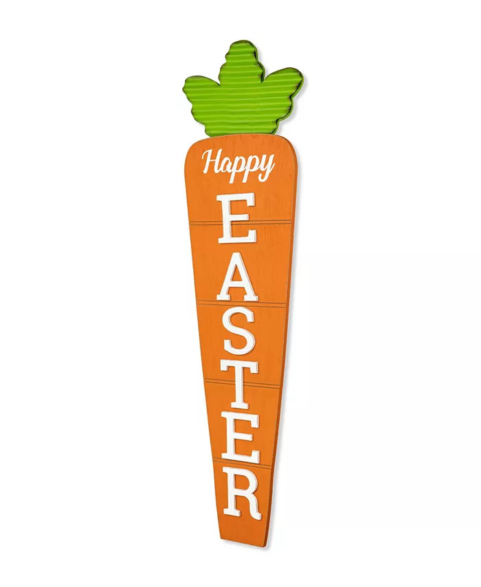 41.5" H Easter Wooden and Metal Carrot Porch Decor | Macys (US)