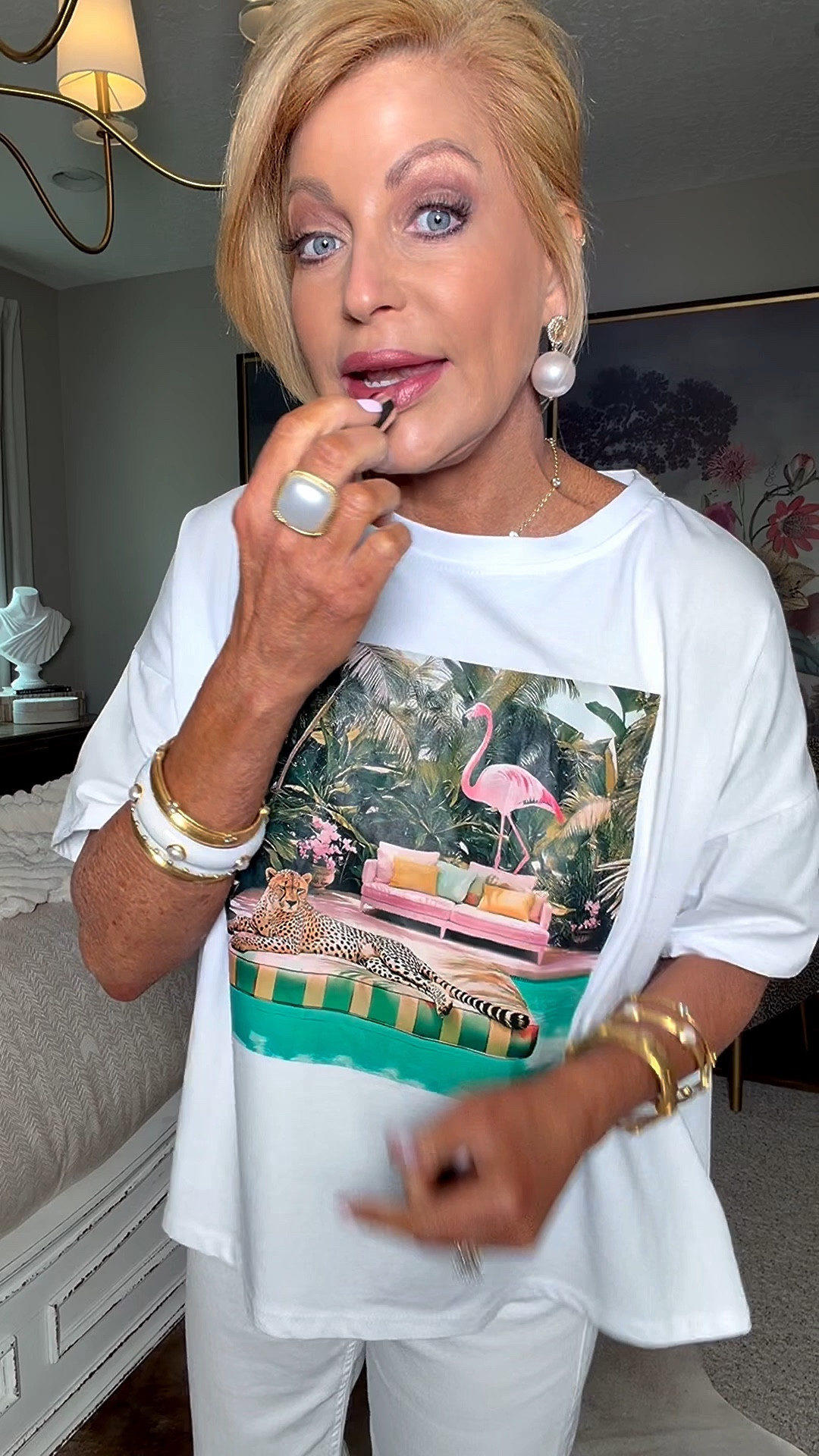 Sizes I’m wearing 
Tee/one size 
Blazer/med 
Jeans/27

#LTKstorytime #LTKBeauty #LTKgrwm