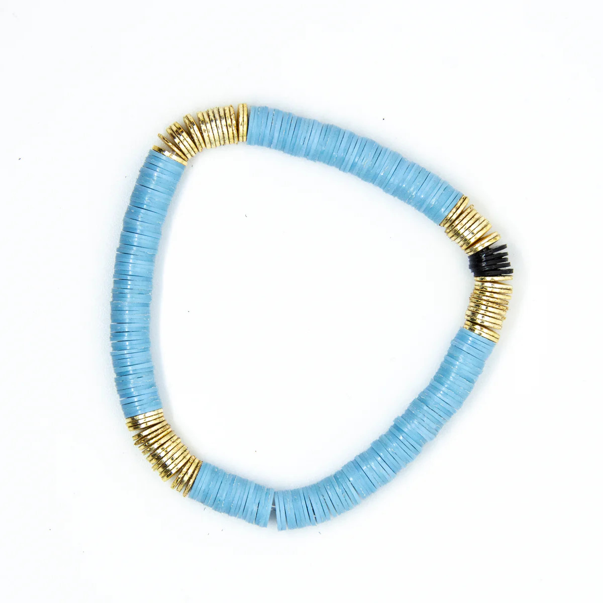 Light Blue Vinyl Bracelet 6mm | Allie + Bess