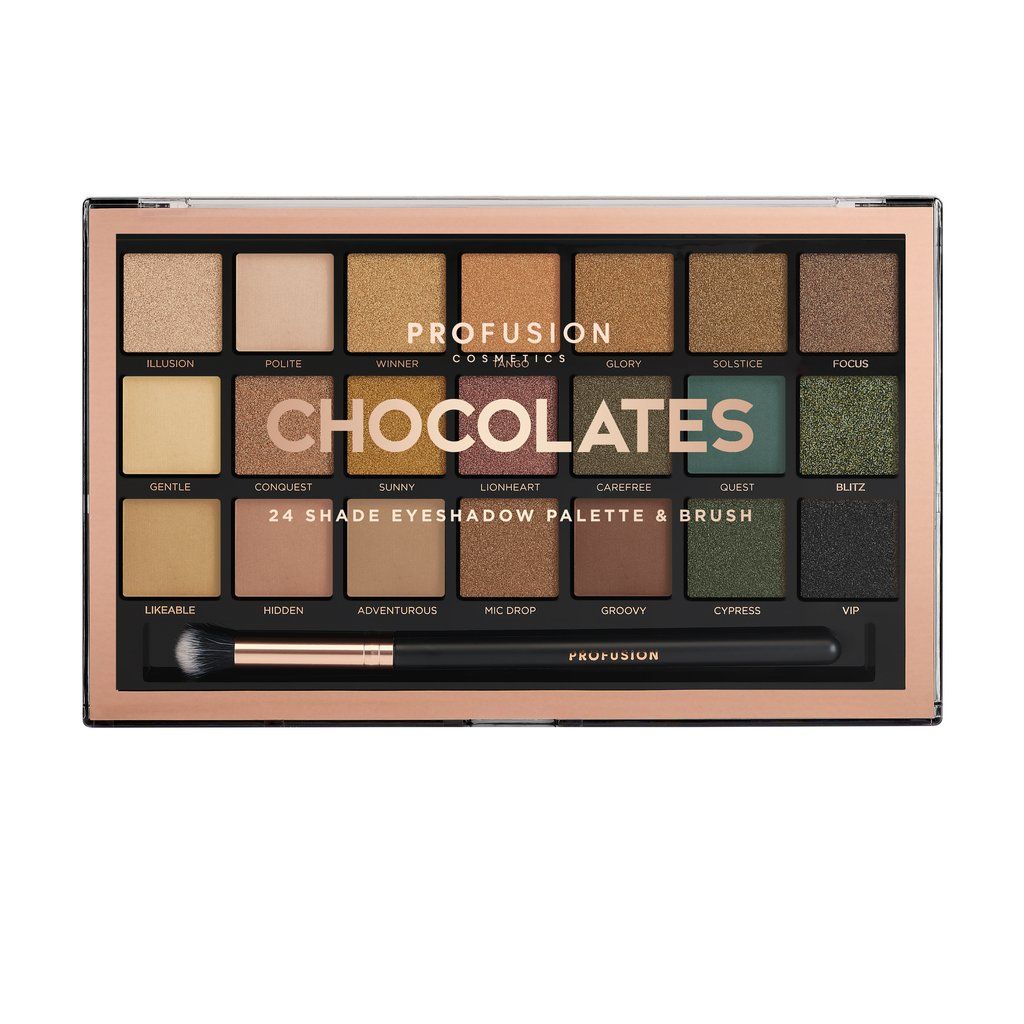 Profusion Cosmetics Shadow Chocolate 21 Shade Palette | Walmart (US)