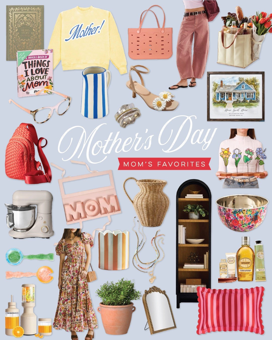 Spoil her with the kind of gifts she’ll love using every single day—no return receipt needed. From cute accessories to cozy home touches, these are the ones moms rave about.

#GiftGuideForMom #MothersDayMustHaves #MomFavorites 

#LTKGiftGuide #LTKSeasonal #LTKFamily