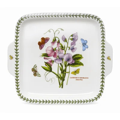 Portmeirion Botanic Garden Sq Dessert Dish W/Hndl 11 | Wayfair Professional