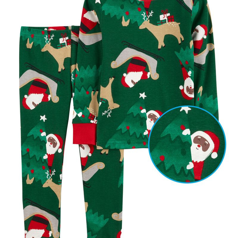 Toddler 2-Piece Santa 100% Snug Fit Cotton PJs | Carter's