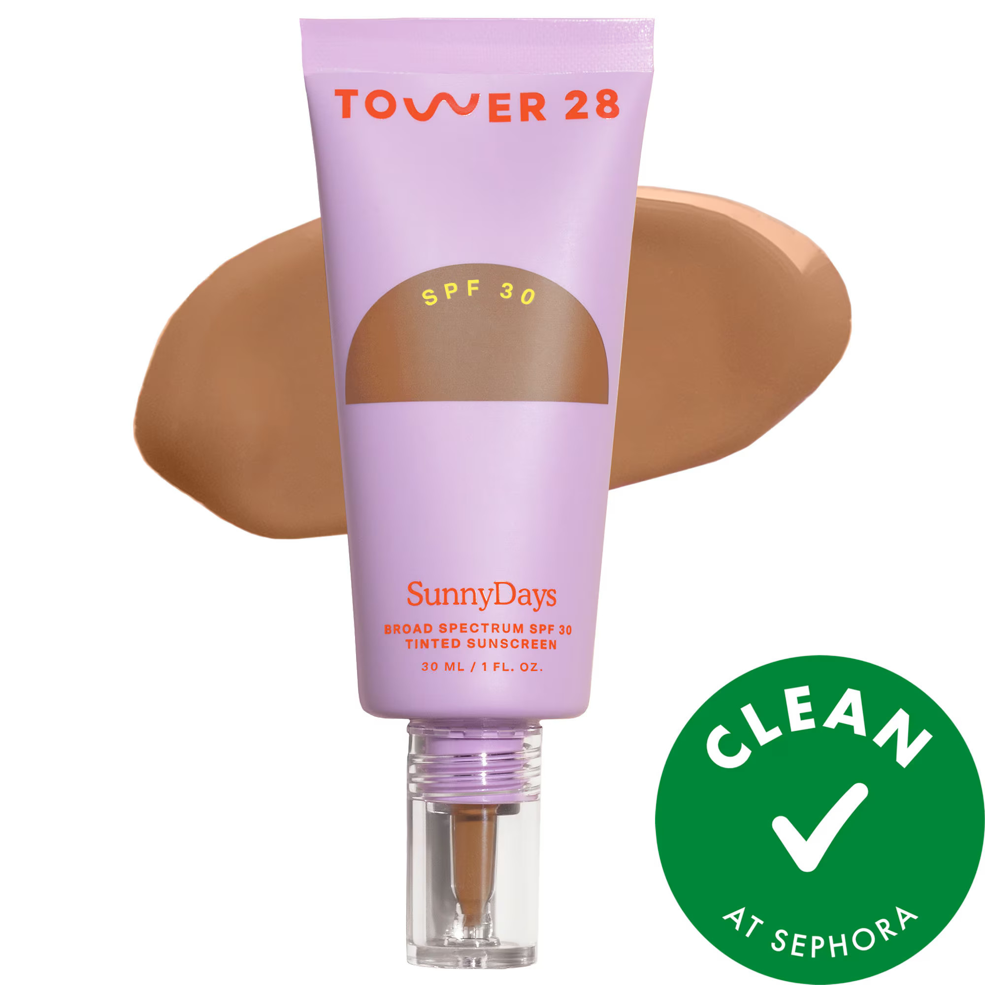 Tower 28 Beauty SunnyDays Skin Tint with Mineral Zinc SPF 30 40 Runyon 1 oz/ 30 mL | Sephora (US)