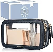 Beauty Goodies Clear Makeup Bags for Women, Clear Makeup Organizer Bag, Clear Cosmetic Bag, Trave... | Amazon (US)