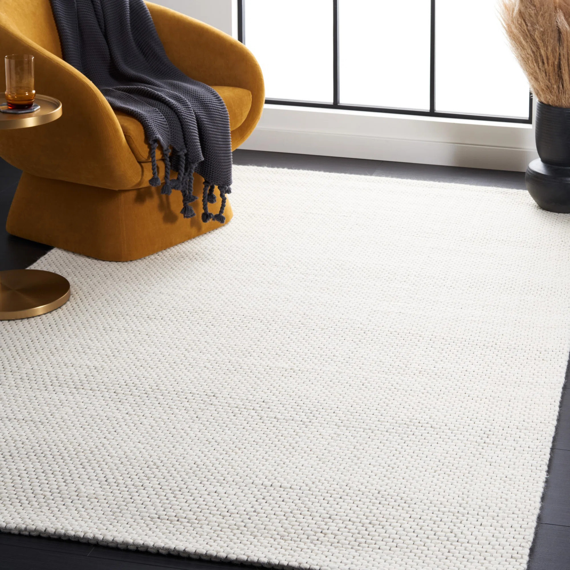 Marina Handmade Flatweave Ivory Area Rug | Wayfair North America