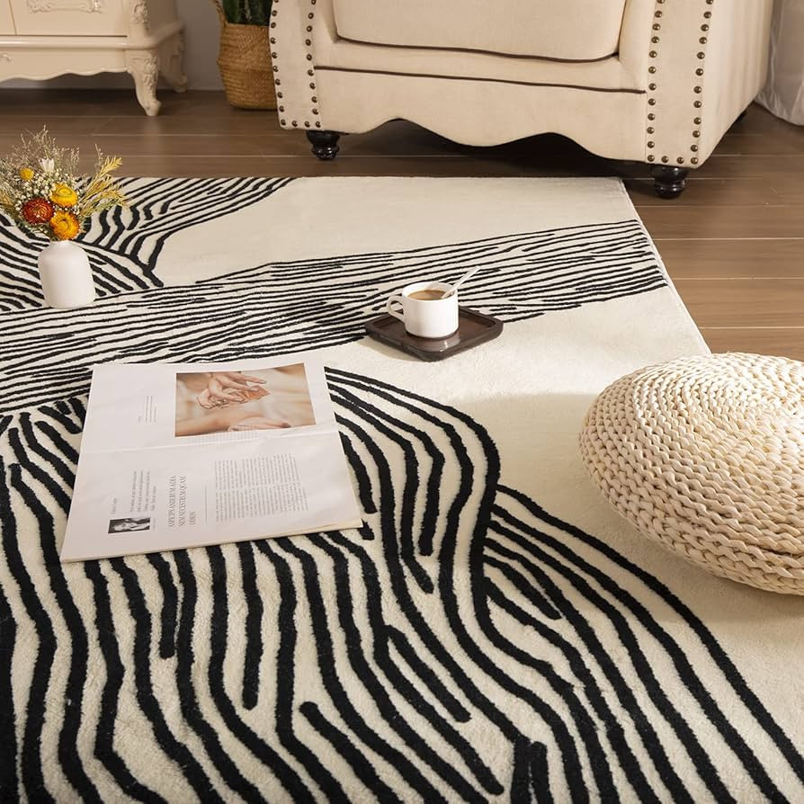 YIHOUSE 5\u00d78 Ft Area Rugs Non-Shedding Washable Rug, Bedroom Living Room Dining Room Office S... | Amazon (US)