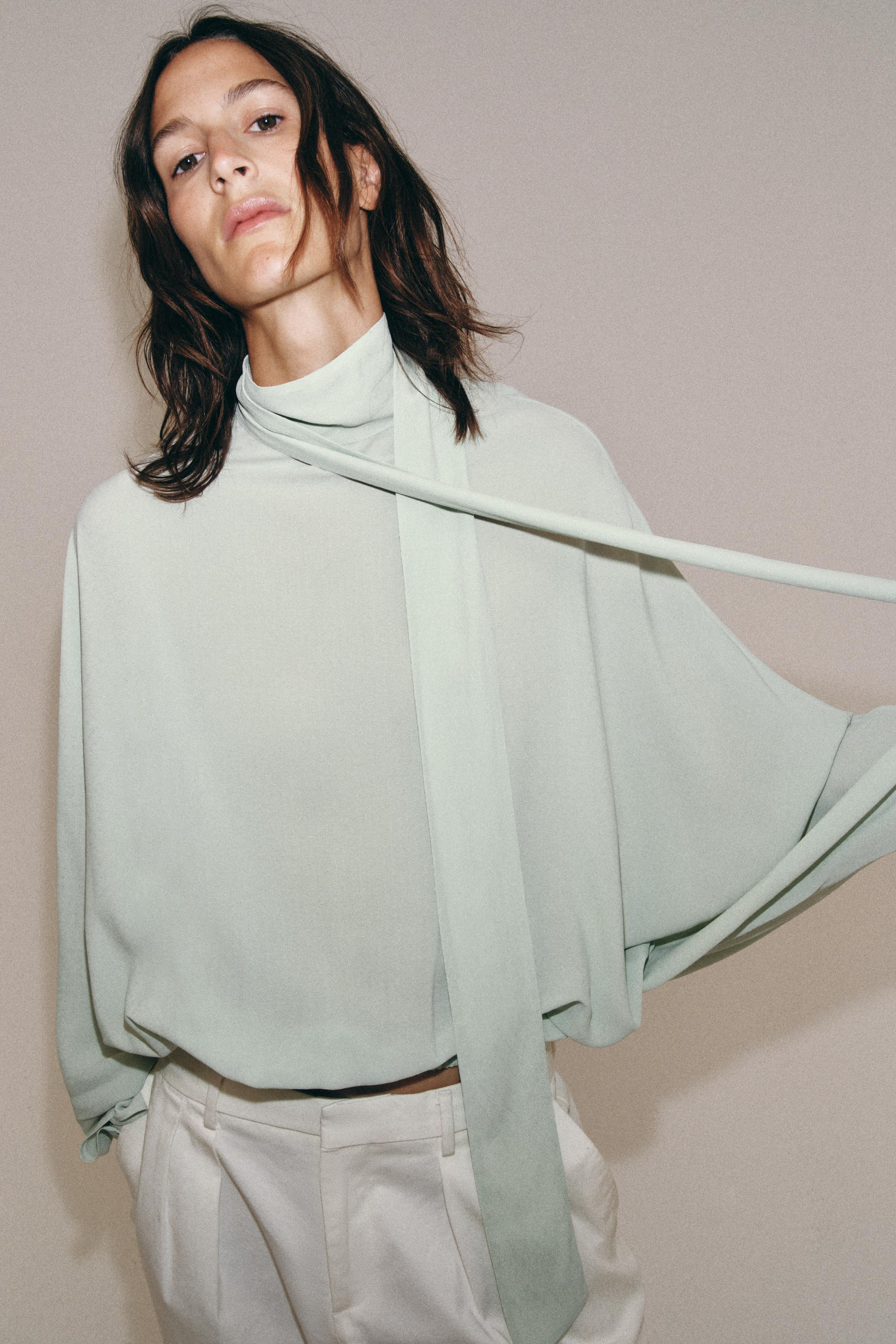 TIED ZW COLLECTION SHIRT | Zara US