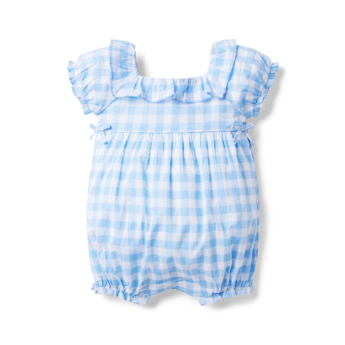 Baby Gingham Ruffle Romper | Janie and Jack