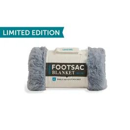 Footsac Blanket: Dusty Blue Long Phur | Lovesac