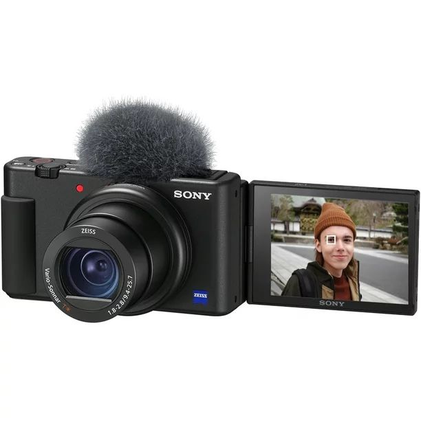Sony ZV-1 Compact Digital Vlogging 4K Camera for Content Creators & Vloggers DCZV1/B - Walmart.co... | Walmart (US)