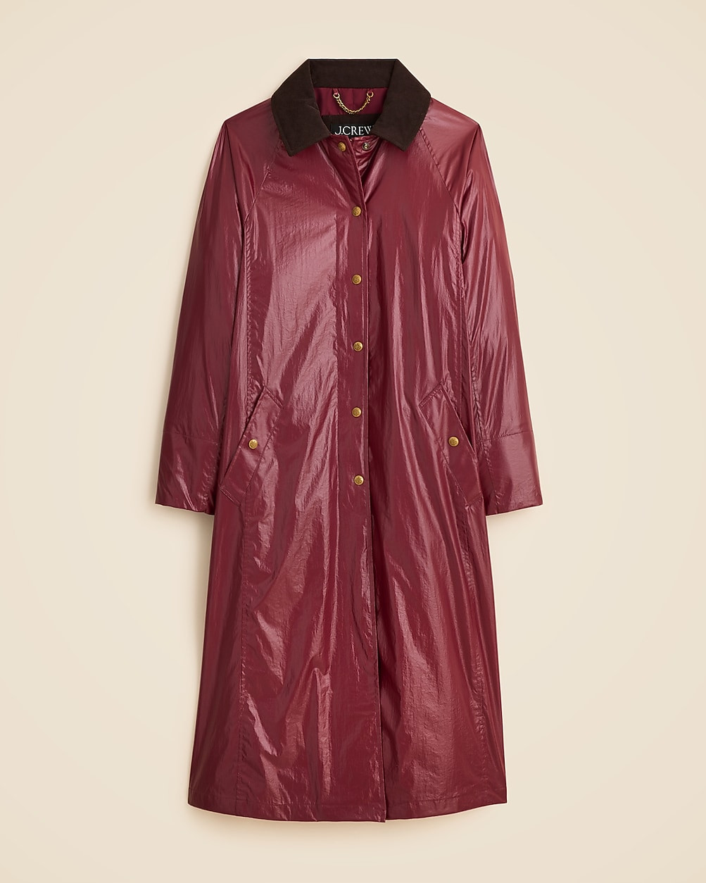 Shiny long Barn Jacket™ | J. Crew US
