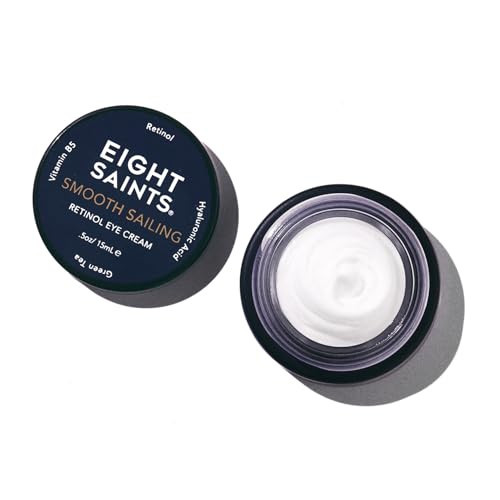 Eight Saints Retinol Eye Cream, Natural & Organic, For Smoothing Fine Lines and Wrinkles and Improve Skin Tone, 0.5 Ounces | Amazon (US)