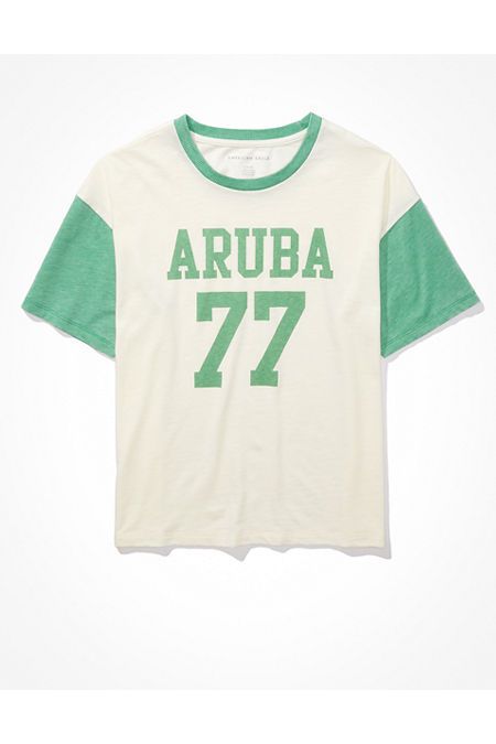 AE Color-Block Graphic T-Shirt | American Eagle Outfitters (US & CA)