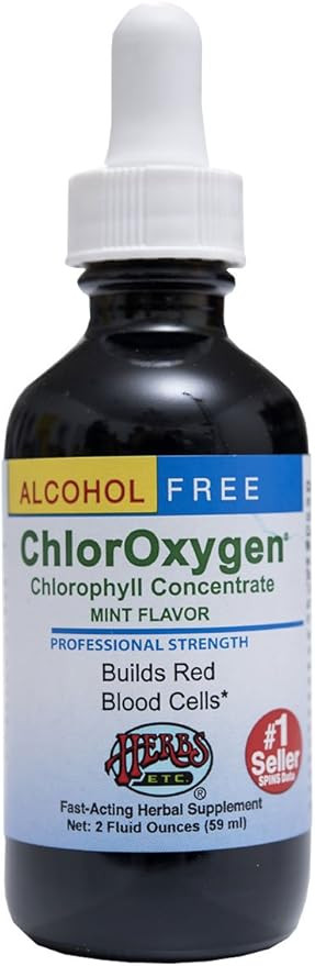 Chloroxygen® Mint Chlorophyll Concentrate 2-Ounce Bottle | Amazon (US)