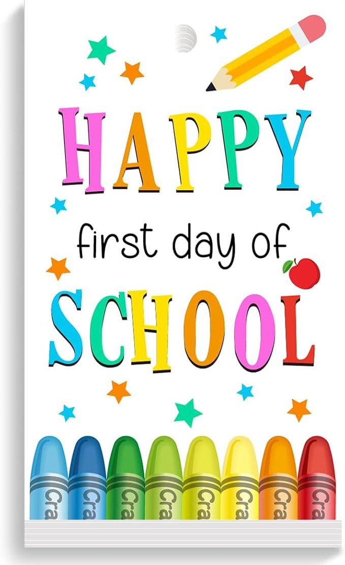 Back to School Gift Bag Tags,Happy First Day of School Gift Tags,Teacher Appreciation Gift Tags,W... | Amazon (US)