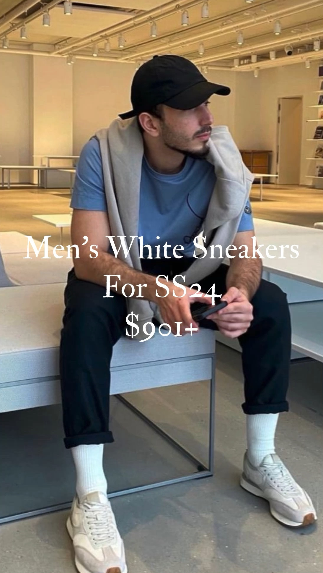 A summertime staple, the classic white sneaker. Check out these luxury white sneakers for men from your favorite brand! High end, men’s white sneakers, high-end men’s wear, luxury menswear, luxury  sneakers, luxury mens sneakers, designer men’s sneakers, designer white sneakers for men

#LTKVideo #LTKMens
