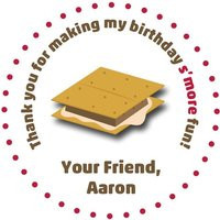 Smore Sticker Birthday Smores | Etsy (US)