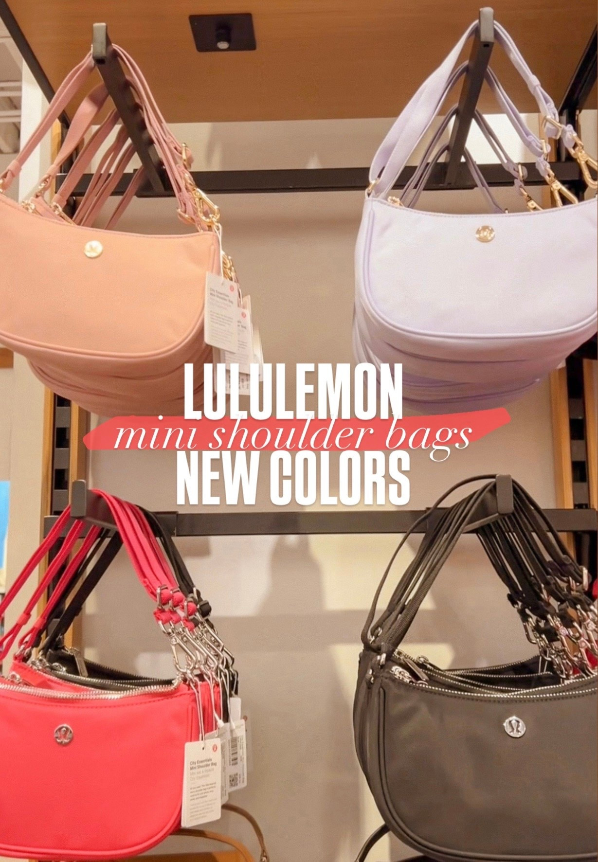 Looking to elevate and upgrade from your Everywhere Belt Bag? The City Essentials Lululemon Mini Shoulder Bag is calling your name! Comes in the cutest colors! Lavender, Pink, Ivory, Black and more 💫🎀💝 #lululemon #minishoulderbag

#LTKItBag #LTKStyleTip #LTKFindsUnder100