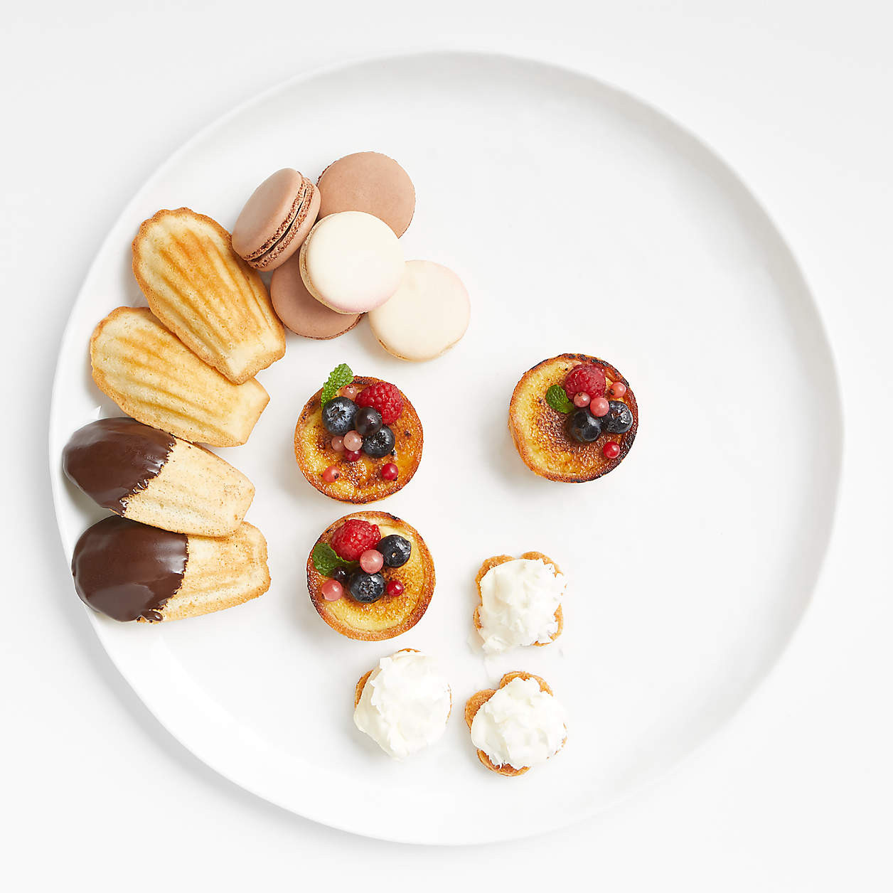 Mercer White Round Ceramic Platter + Reviews | Crate & Barrel | Crate & Barrel