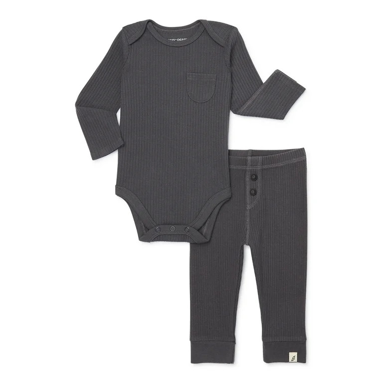 easy-peasy Baby Bodysuit and Leggings Set, 2-Piece, Sizes 0M-24M | Walmart (US)