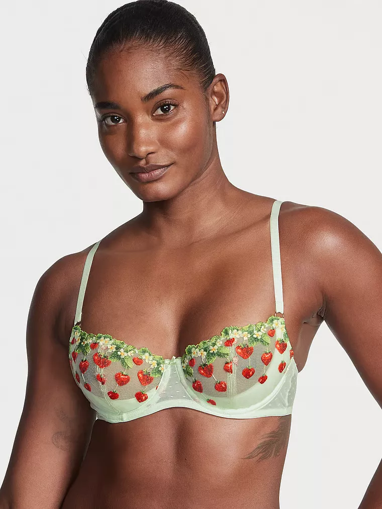 Wicked Unlined Bow Balconette Bra curated on LTK