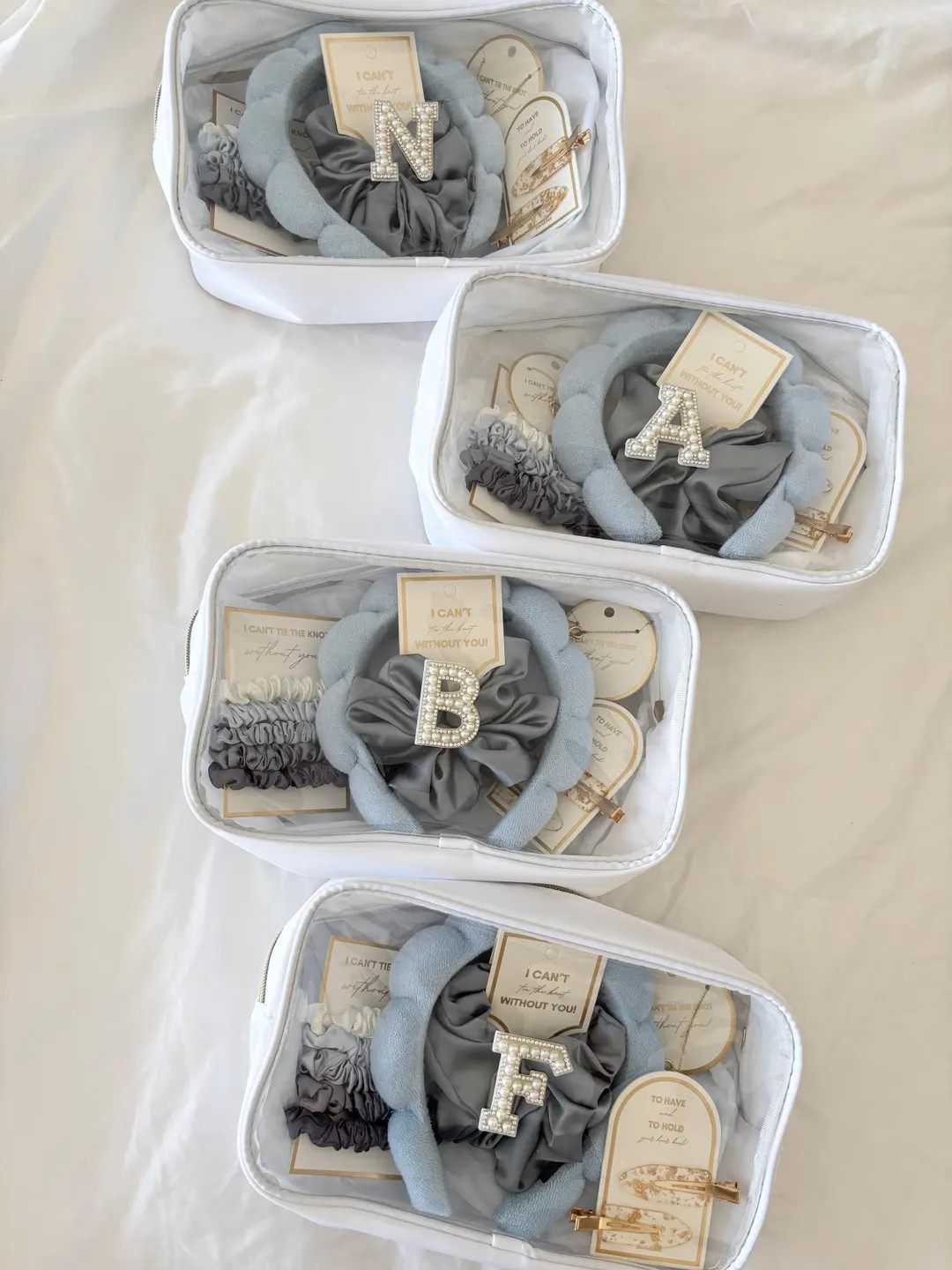 Bridesmaid Proposal Spa Selfcare Gift Set Cosmetic Toiletry Make up Bag (SCALLOPGIFT) - Etsy | Etsy (US)