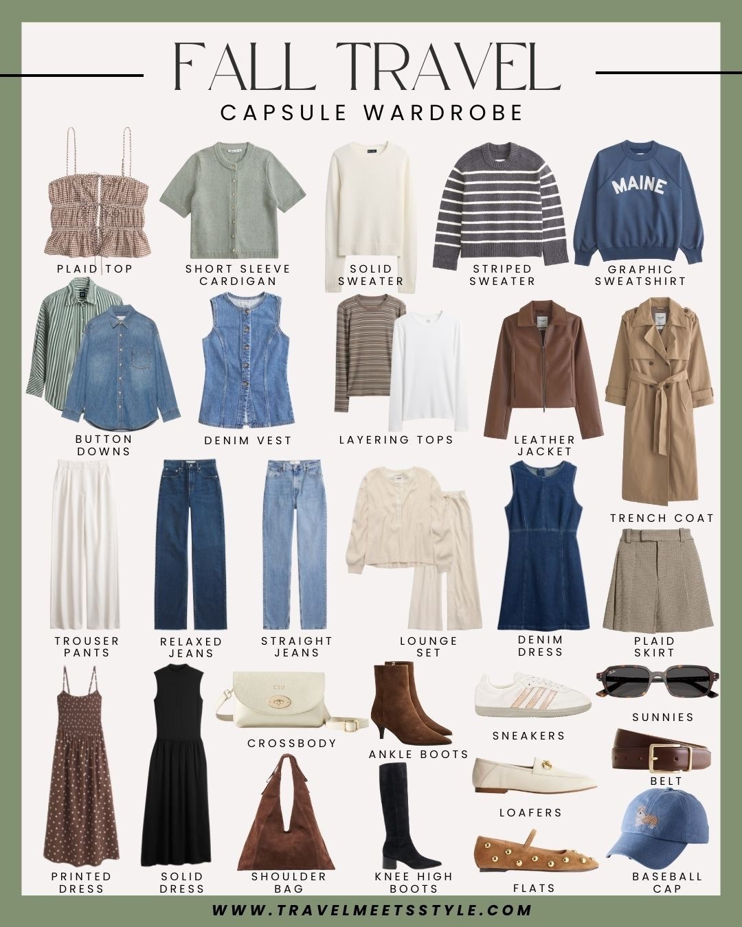 On the blog >> How to create the ultimate fall travel capsule wardrobe. Head to Travelmeetsstyle.com to read the full post!

Fall outfits | travel outfits | fall capsule wardrobe 

#LTKFindsUnder100 #LTKTravel #LTKStyleTip