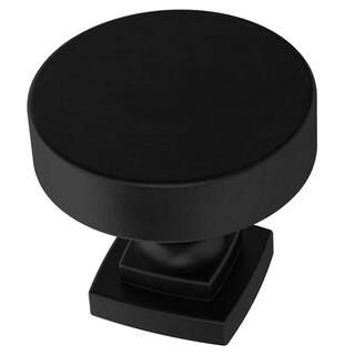 Liberty Classic Bell 1-1/4 in. (32mm) Matte Black Cabinet Knob P38488C-FB-CP | The Home Depot
