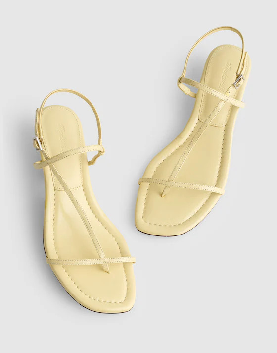 The Maycie Asymmetric T-Strap Sandal | Madewell