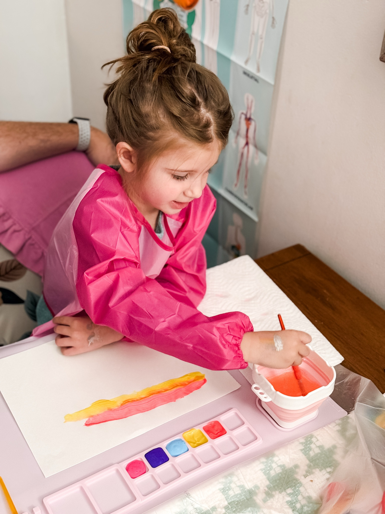 Art projects are so much more enjoyable when cleanup is easy. These silicone painting mats protect our table, roll up for simple storage, and include a magnetic collapsible water cup that's surprisingly spill-resistant. Since we don't have room for easels, they've been the perfect solution for creative afternoons at home.

#LTKHome #LTKKids #LTKdayinmylife
