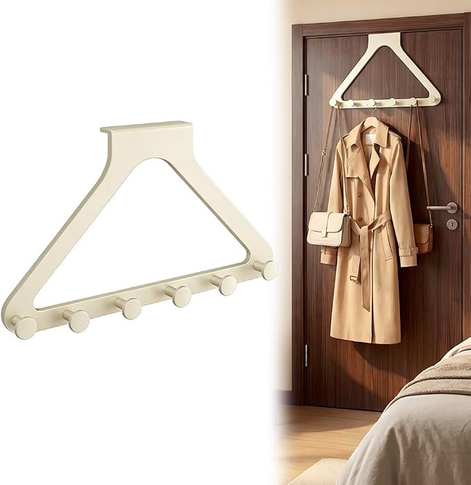 KAMOJI Over-the-Door Hanger Organizer, 2026 New Over The Doors Towel Racks for Bathroom, Upgrade ... | Amazon (US)