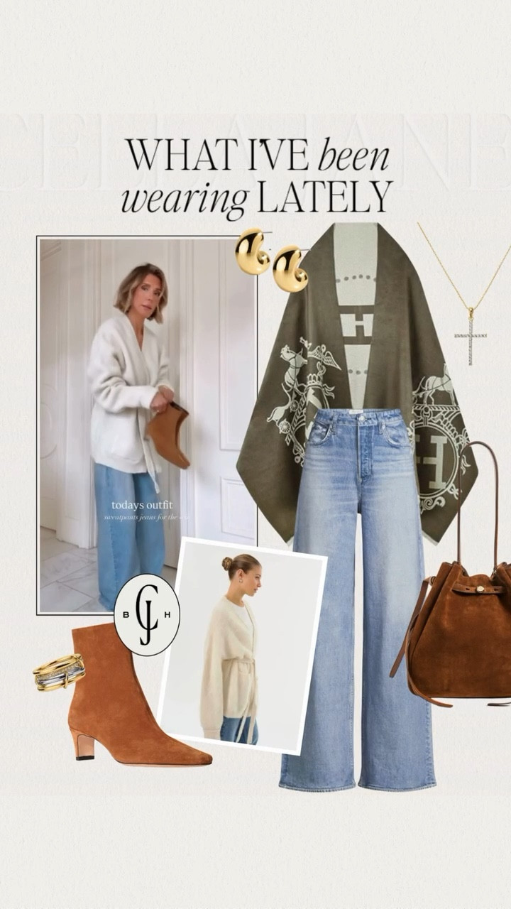 Todays look. These pants fit true to size — I’m wearing a 25. Top is a small with an intentionally oversized fit (so comfy!). 

#ltkfinds #ltkstyle #everydaystyle

#LTKootd