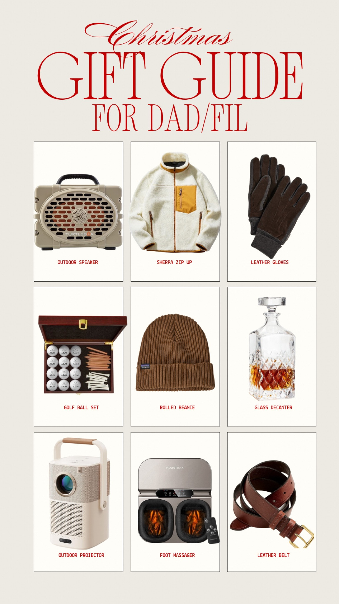 Holiday gift guide for your dad/ father in law! These gifts would be great for any man in your life! 

#LTKGiftGuide #LTKSeasonal #LTKHoliday