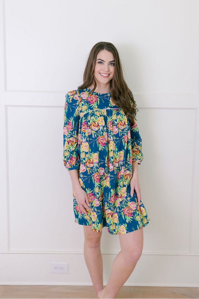 Modern Nightgown in Dahlia | Beverly Drive