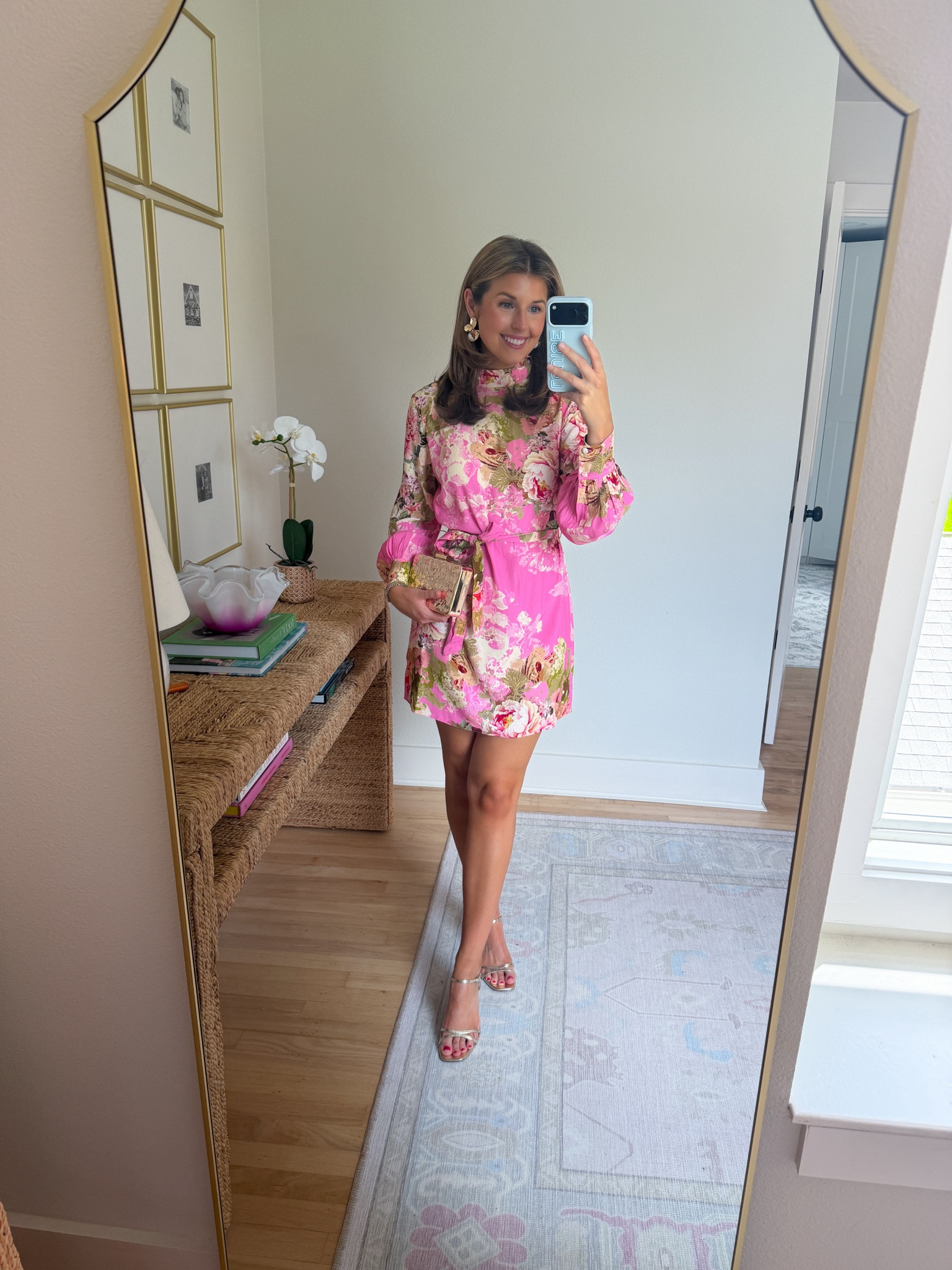 Love this dress for a wedding or bridal shower look! Wearing a S